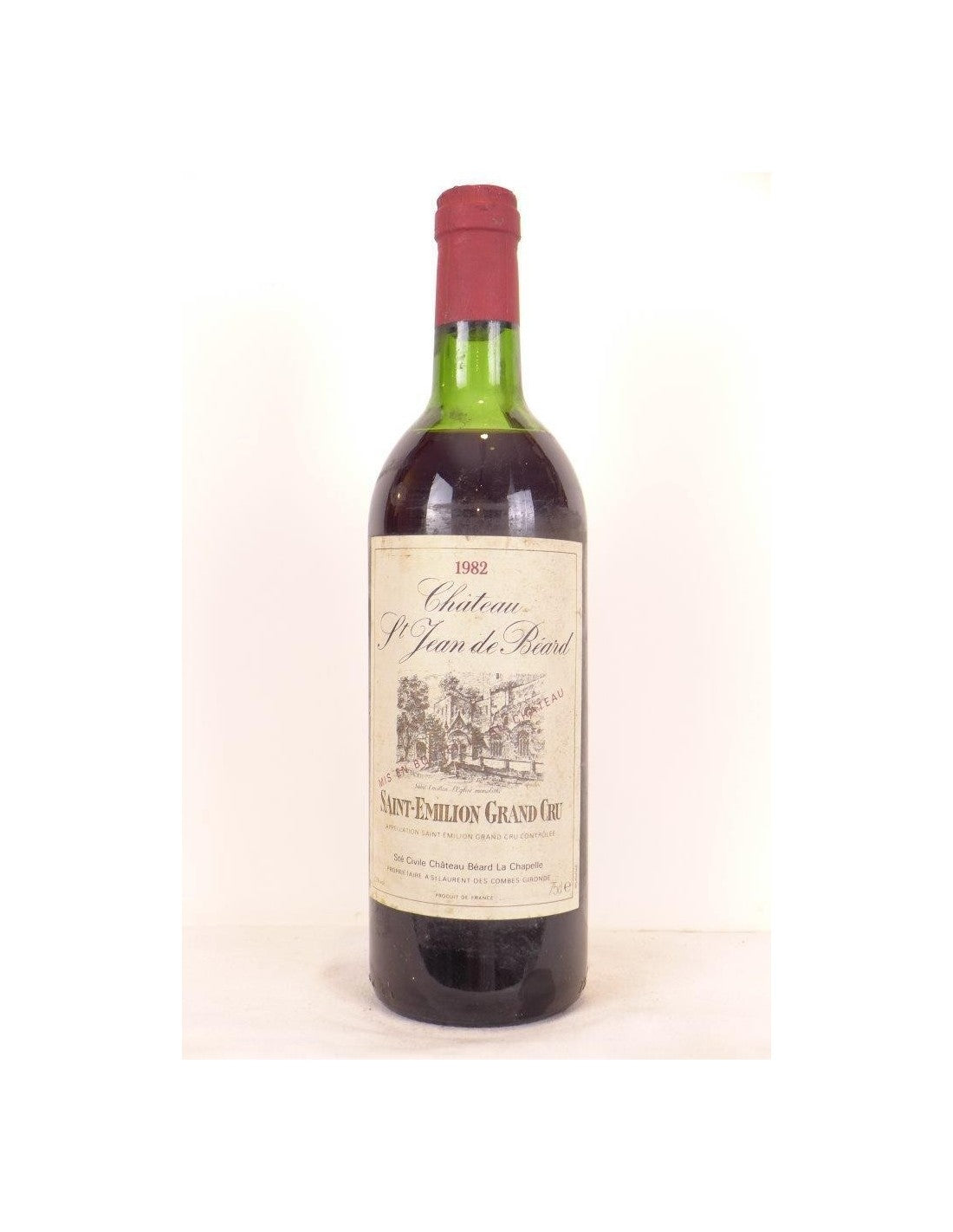 1982 - saint-émilion - château saint-jean de béard grand cru - rouge - bordeaux - Just Wines 