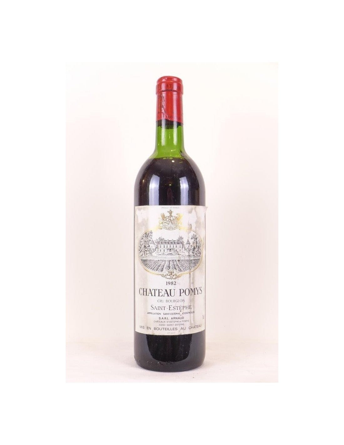 1982 - saint-estèphe - château de pomys cru bourgeois - rouge - bordeaux - Just Wines 