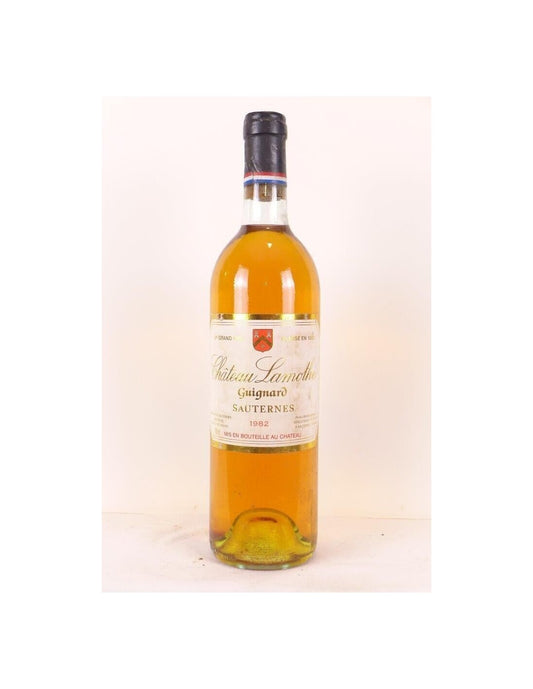 1982 - sauternes - château lamothe guignard grand cru classé - liquoreux - bordeaux - Just Wines 