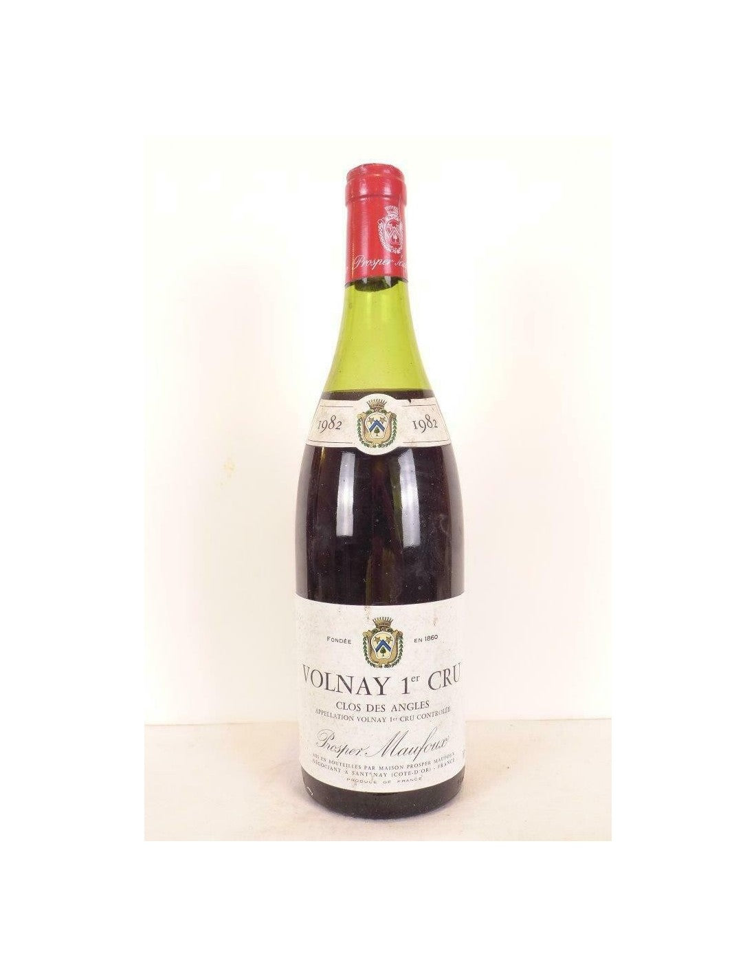 1982 - volnay - prosper maufoux premier cru clos des anges - rouge - bourgogne - Just Wines 