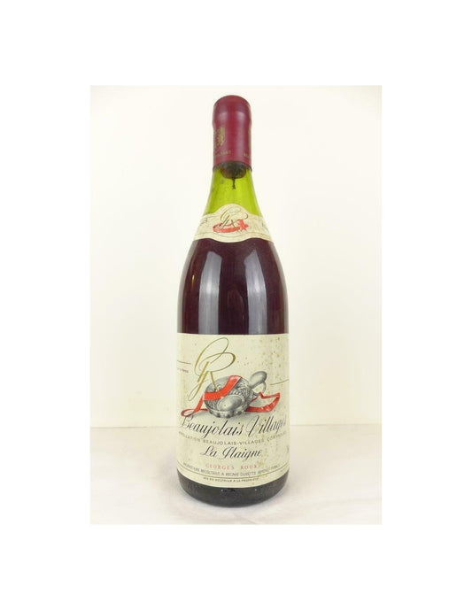 1983 - beaujolais village - georges roux la plaigne - rouge - beaujolais - Just Wines 