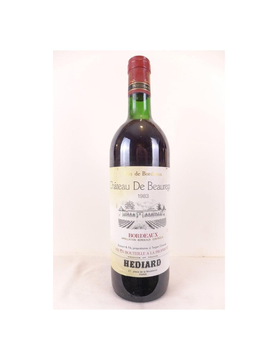 1983 - bordeaux - château de beauregard - rouge - bordeaux - Just Wines 