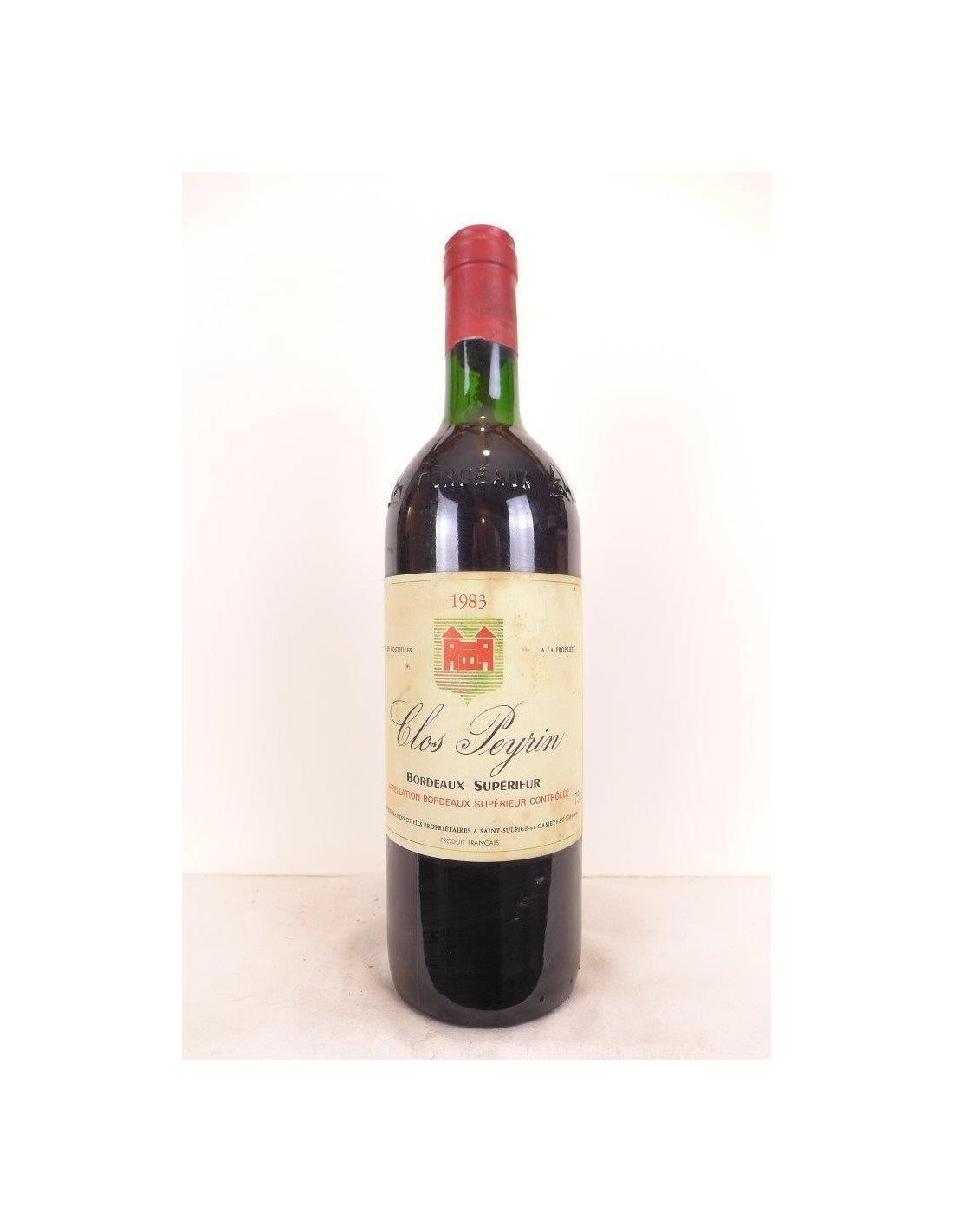 1983 - bordeaux supérieur - clos peyrin - rouge - bordeaux - Just Wines 