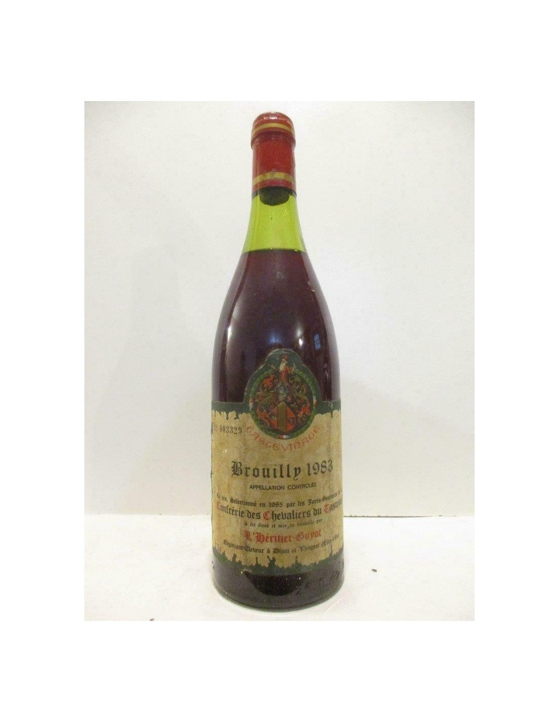 1983 - brouilly - l'héritier guyot tastevinage - rouge - beaujolais - Just Wines 