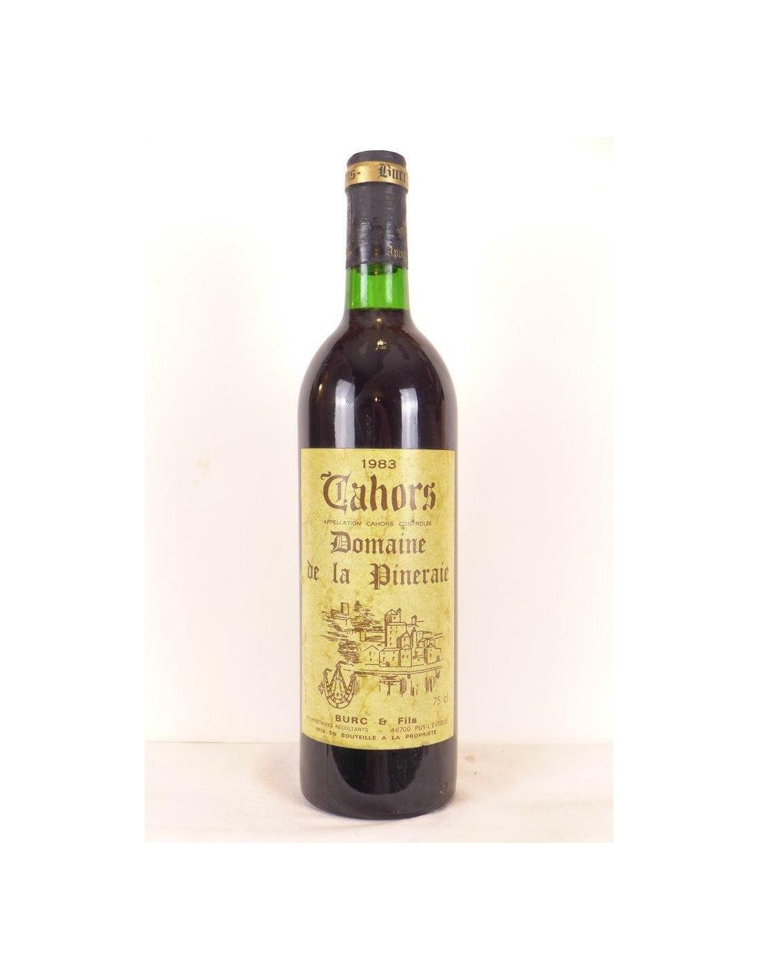 1983 - cahors - domaine de la pineraie - rouge - sud-ouest - Just Wines 