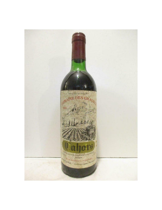 1983 - cahors - domaine des grauzils - rouge - sud-ouest - Just Wines 