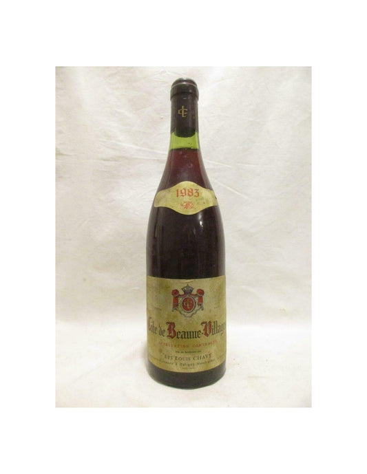 1983 - côtes de beaune villages - louis chavy - rouge - bourgogne - Just Wines 