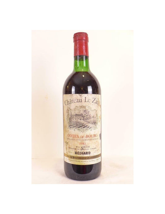 1983 - côtes de bourg - château le zara - rouge - bordeaux - Just Wines 