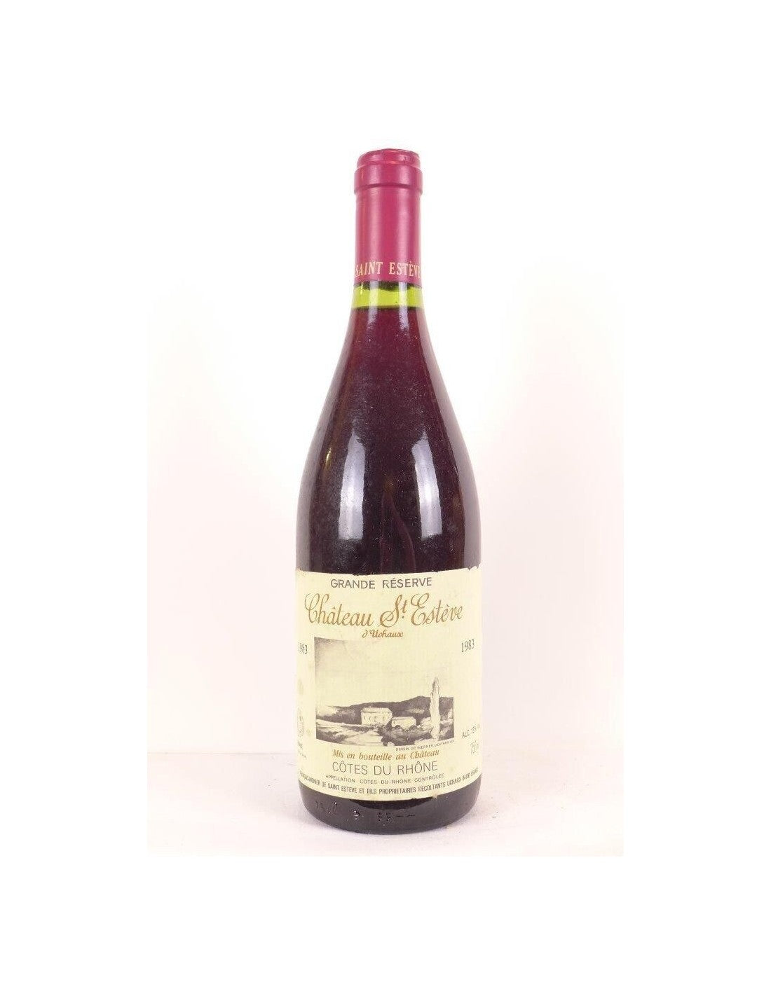 1983 - côtes du rhône - château saint-estève d'uchaux grande réserve - rouge - rhône - Just Wines 