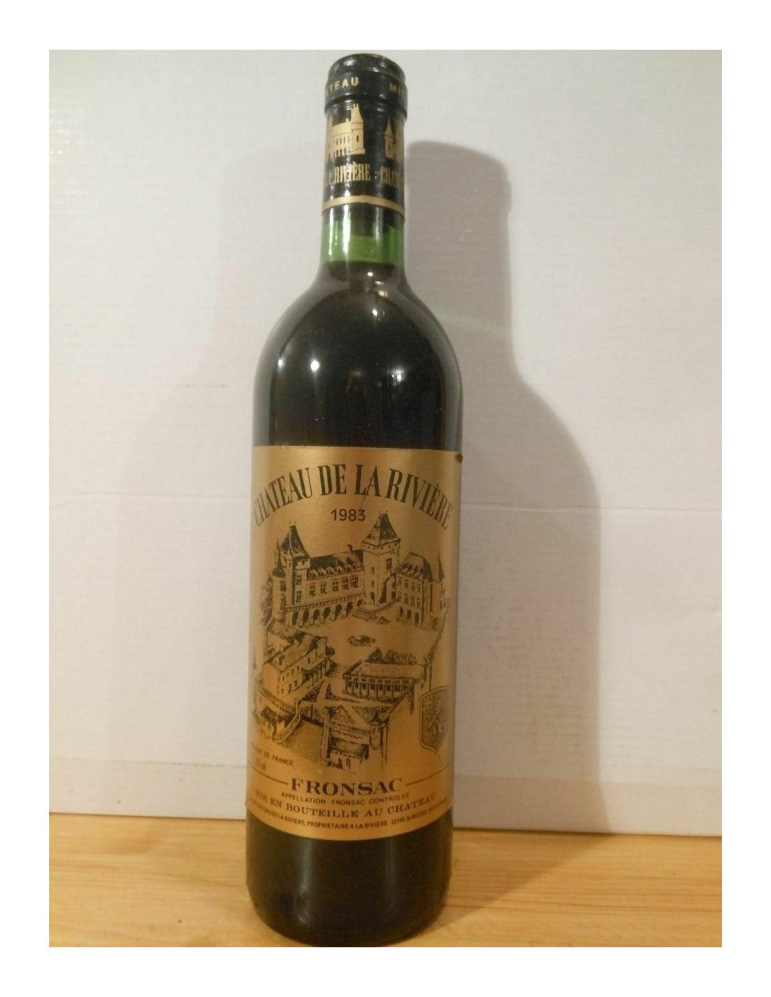 1983 - fronsac - château de la rivière - rouge - bordeaux france - Just Wines 