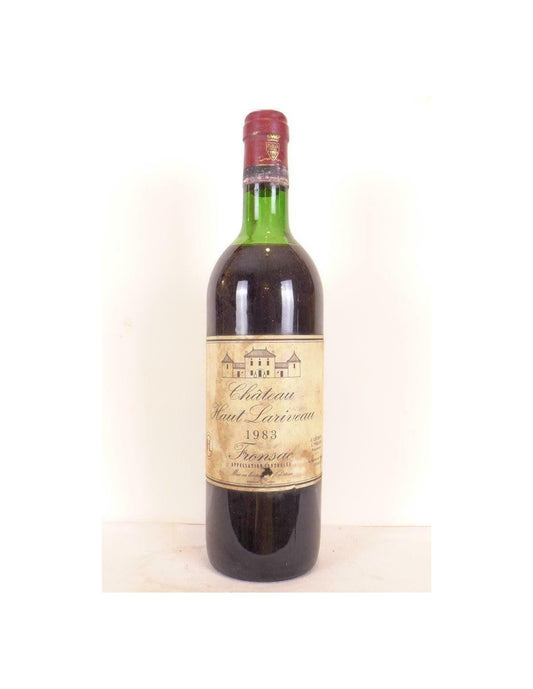 1983 - fronsac - château haut lariveau (étiquette abîmée) - rouge - bordeaux - Just Wines 