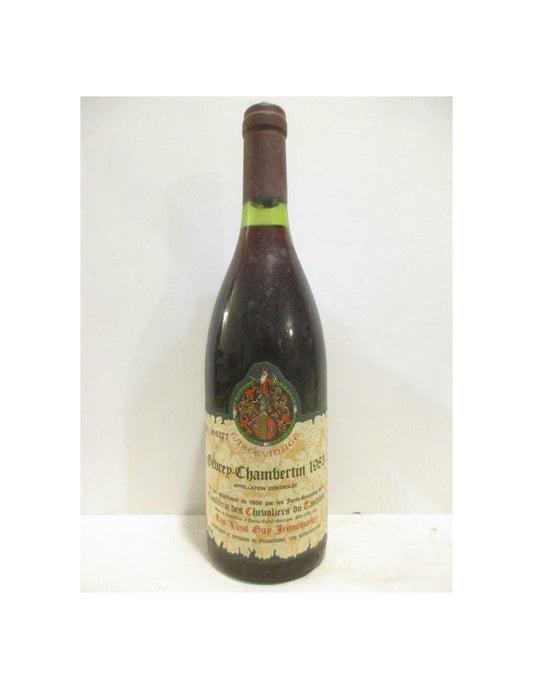 1983 - gevrey-chambertin - guy jeunemaître tastevinage - rouge - bourgogne - Just Wines 