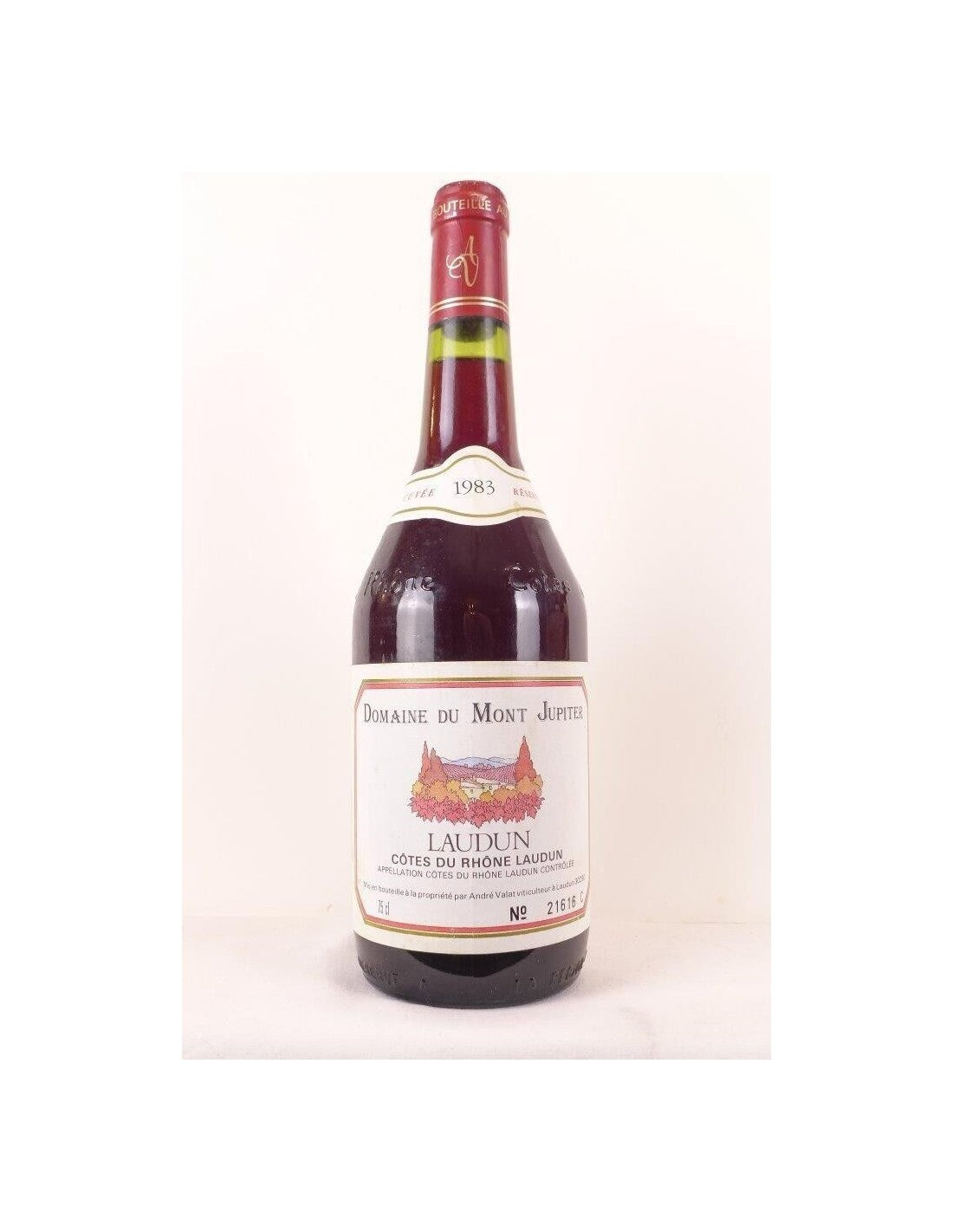 1983 - laudun - domaine du mont jupiter - rouge - rhône - Just Wines 