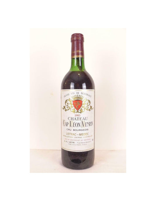 1983 - listrac - château cap léon veyrin - rouge - bordeaux - Just Wines 