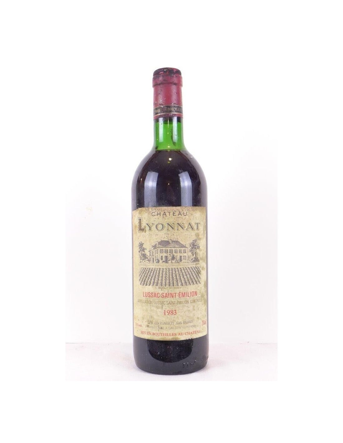 1983 - lussac saint-émilion - château lyonnat - rouge - bordeaux - Just Wines 