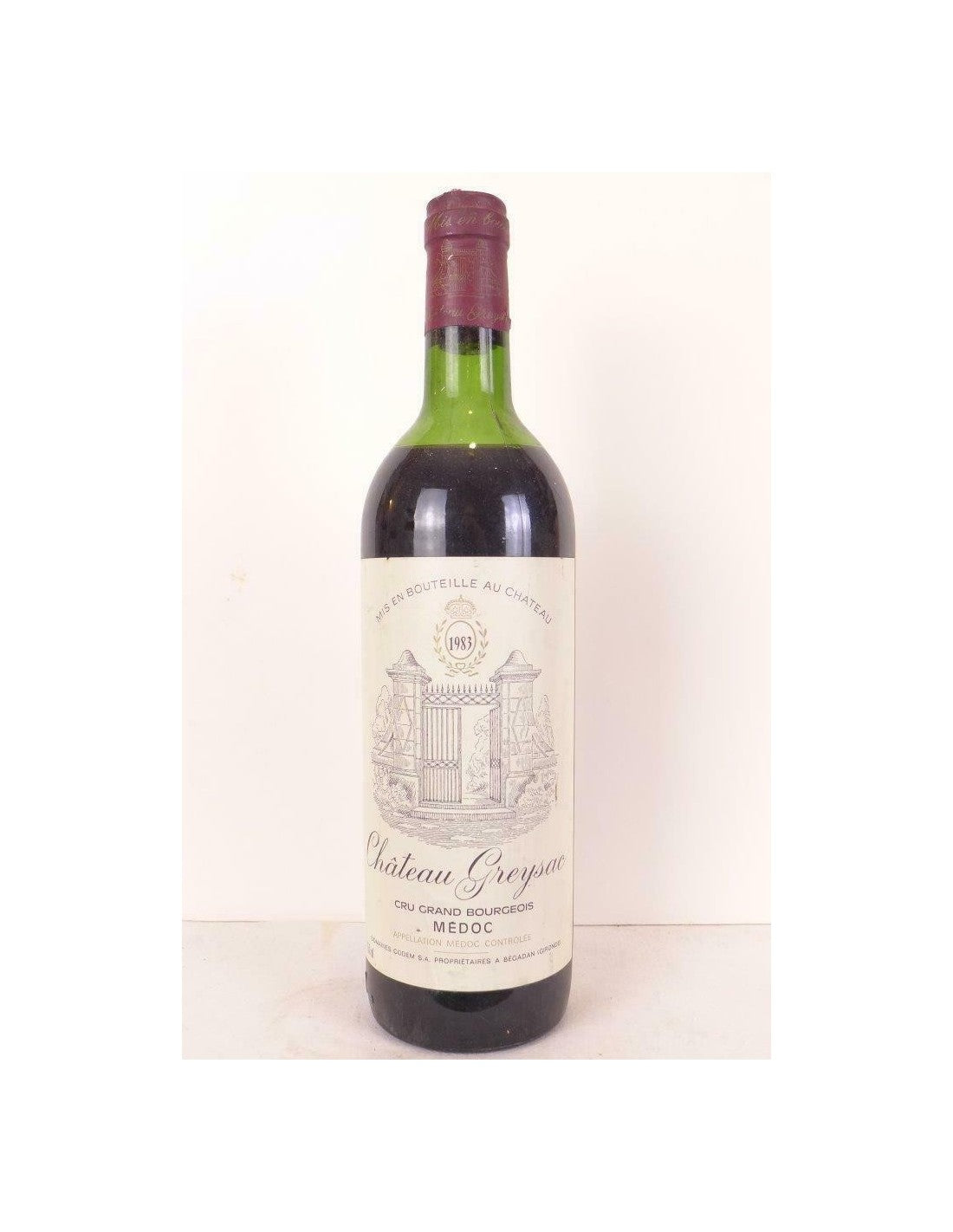 1983 - médoc - château greysac cru bourgeois - rouge - bordeaux - Just Wines 