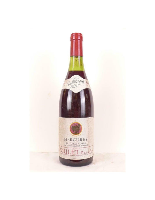 1983 - mercurey - poulet les chaumières - rouge - bourgogne - Just Wines 