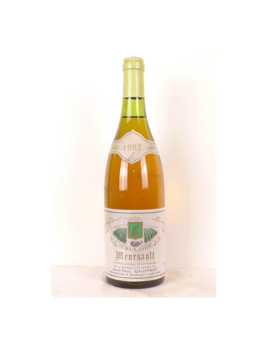 1983 - meursault - jean-paul geoffroy - blanc - bourgogne - Just Wines 