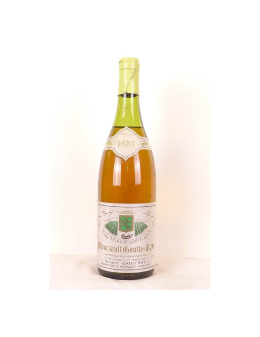 1983 - meursault - jean-paul geoffroy goutte d'or - blanc - bourgogne - Just Wines 