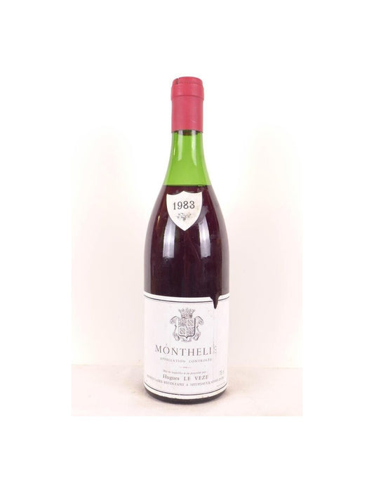 1983 - monthélie - hugues le veze - rouge - bourgogne - Just Wines 