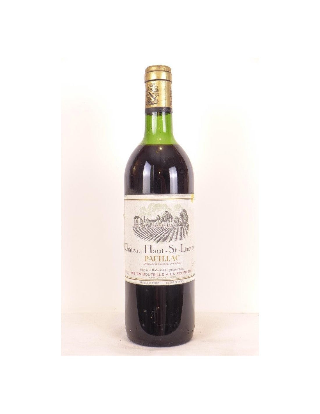 1983 - pauillac - château haut saint-lambert - rouge - bordeaux - Just Wines 