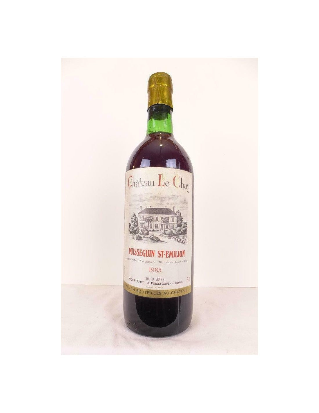 1983 - puisseguin saint-émilion - château le chay - rouge - bordeaux - Just Wines 