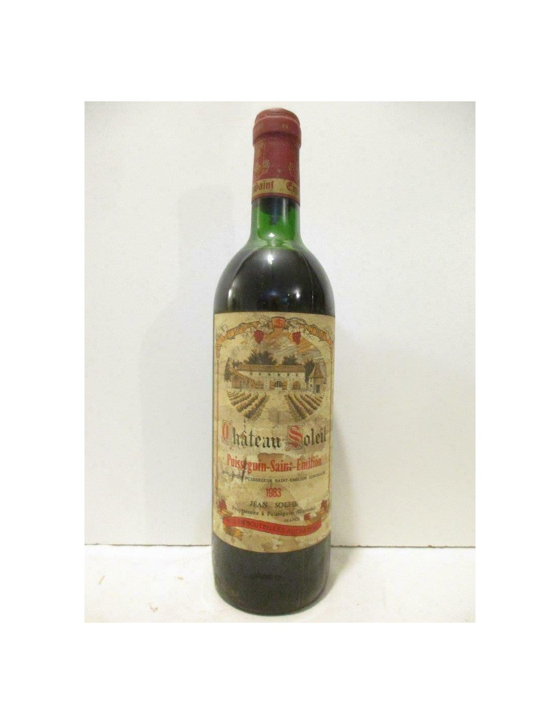 1983 - puisseguin saint-émilion - château soleil - rouge - bordeaux - Just Wines 