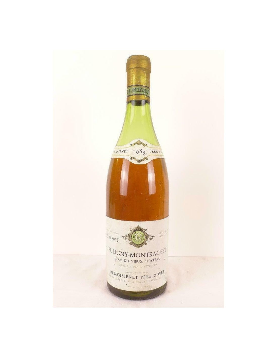 1983 - puligny-montrachet - remoissenet clos du vieux château - blanc - bourgogne - Just Wines 