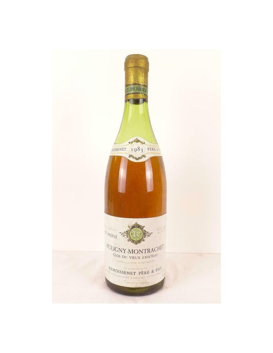 1983 - puligny-montrachet - remoissenet clos du vieux château - blanc - bourgogne - Just Wines 