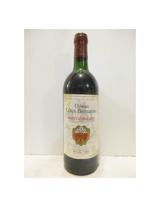 1983 - saint-émilion - château côtes bernateau (étiquette abîmée) - rouge - bordeaux - Just Wines 