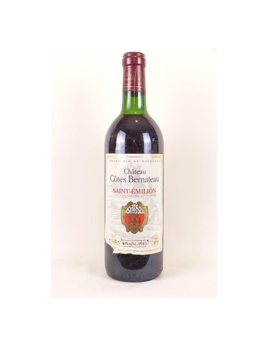 1983 - saint-émilion - château côtes bernateau (étiquette déchirée) - rouge - bordeaux - Just Wines 