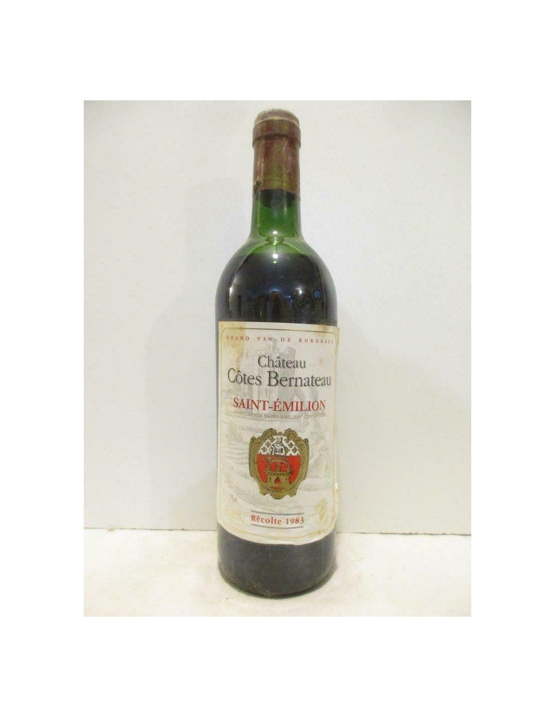 1983 - saint-émilion - château côtes bernateau - rouge - bordeaux - Just Wines 