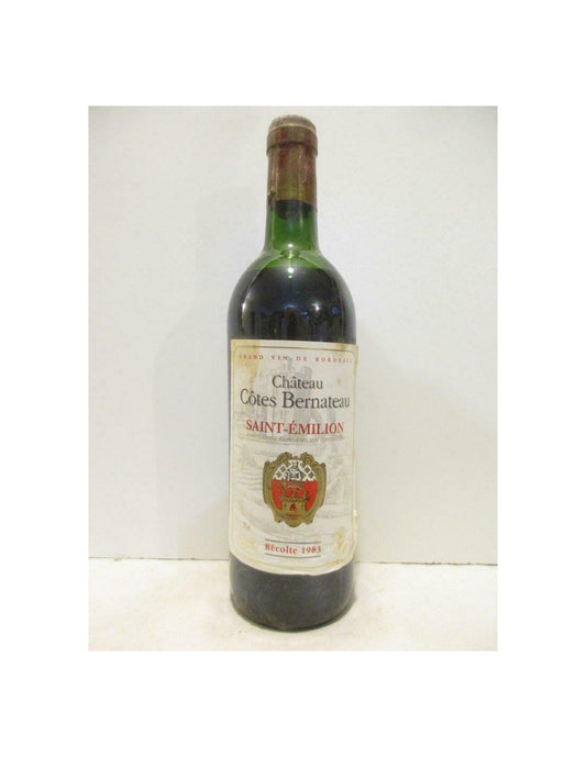 1983 - saint-émilion - château côtes bernateau - rouge - bordeaux - Just Wines 