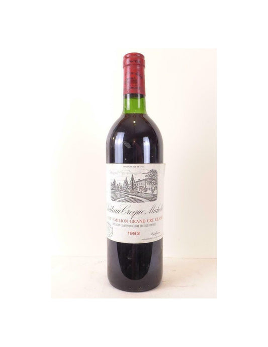 1983 - saint-émilion - château croque michotte grand cru classé - rouge - bordeaux - Just Wines 