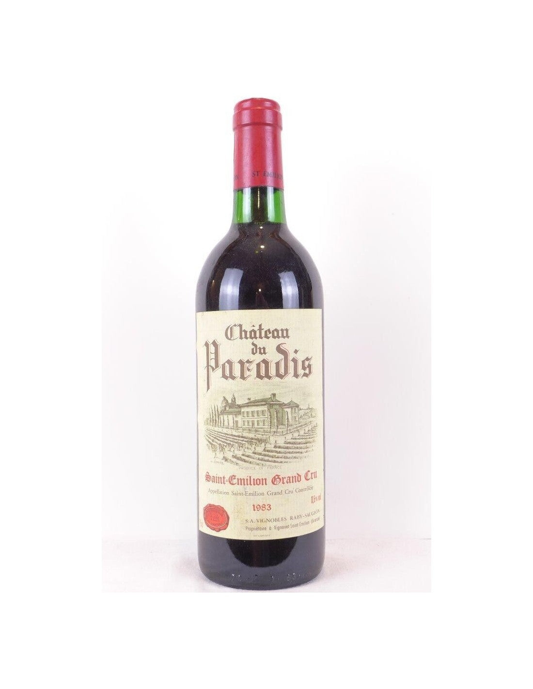 1983 - saint-émilion - château du paradis grand cru - rouge - bordeaux - Just Wines 