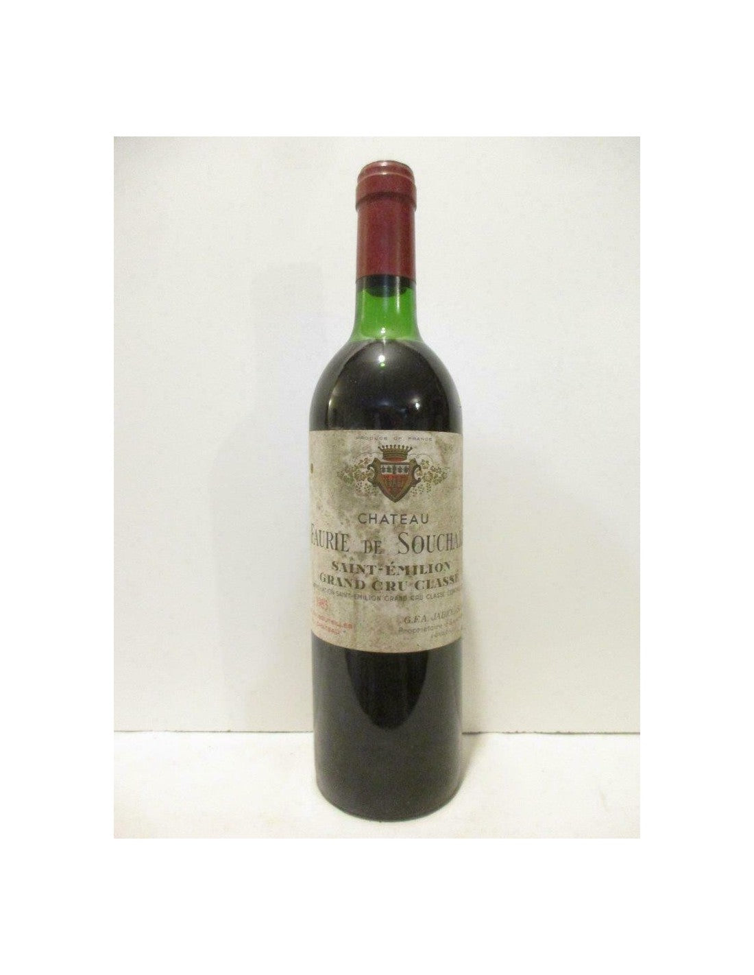 1983 - saint-émilion - château faurie de souchard grand cru classé - rouge - bordeaux - Just Wines 