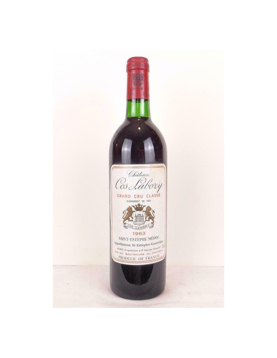 1983 - saint-estèphe - château cos labory grand cru classé - rouge - bordeaux - Just Wines 