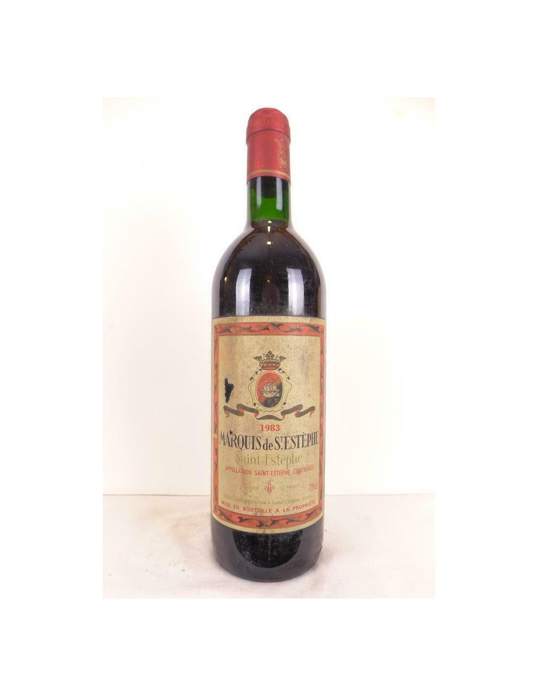 1983 - saint-estèphe - marquis de saint-estèphe - rouge - bordeaux - Just Wines 