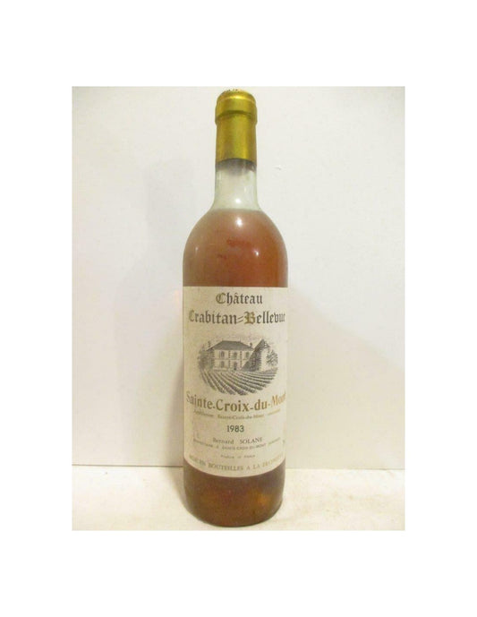 1983 - sainte-croix du mont - château crabitan-bellevue - liquoreux - bordeaux - Just Wines 