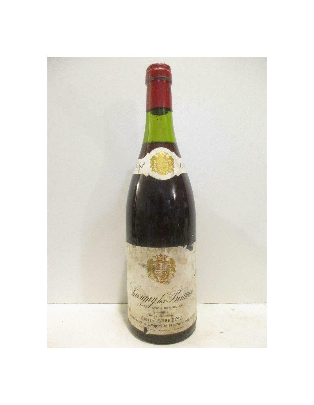 1983 - savigny - pierre lebreuil - rouge - bourgogne - Just Wines 