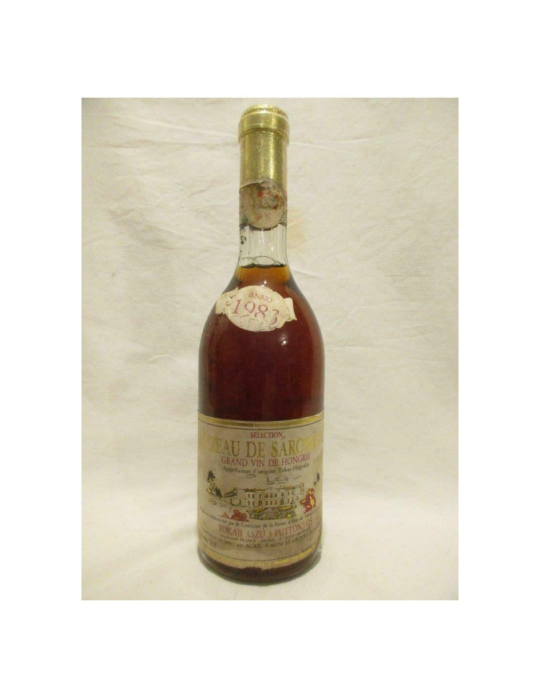 1983 - tokaji - 3 puttonyos (collerette abîmée) 50 cl - liquoreux - hongrie - Just Wines 