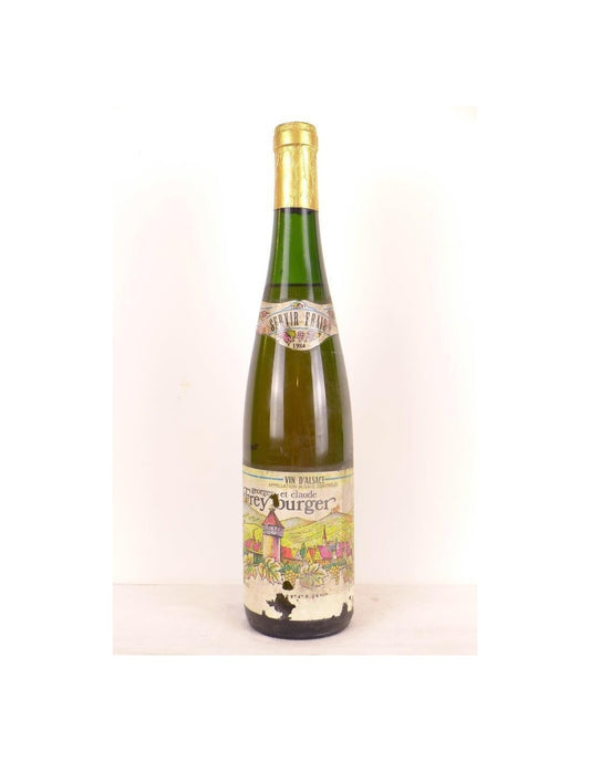 1984 - alsace - freyburger (étiquette trace de scotch) - blanc - alsace - Just Wines 