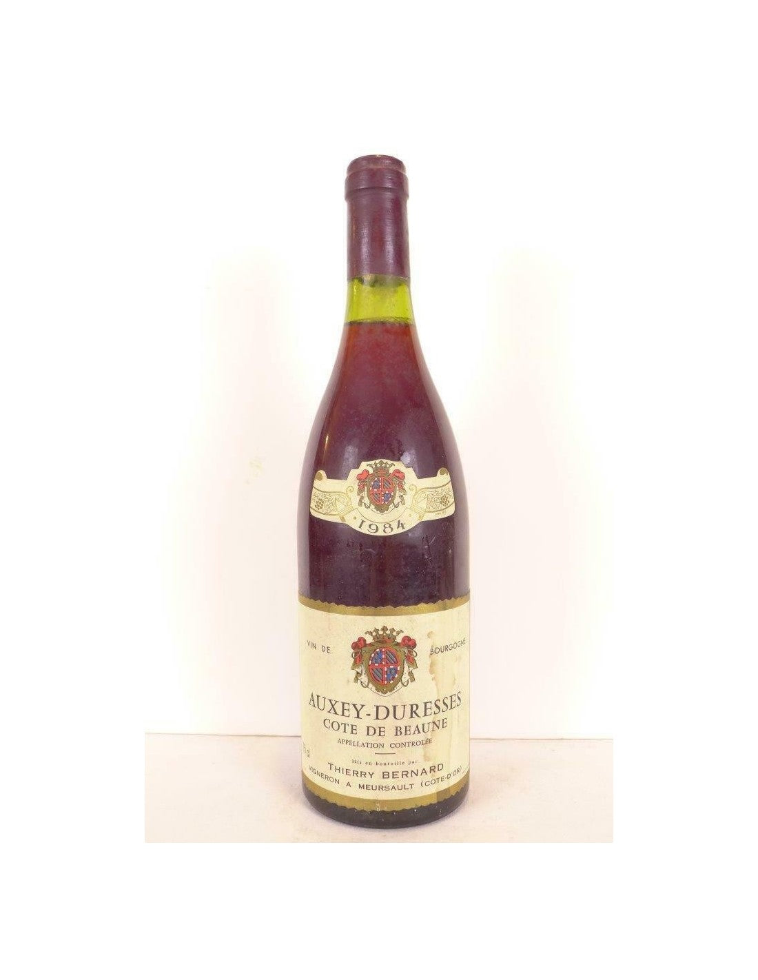 1984 - auxey-duresses - thierry bernard - rouge - bourgogne - Just Wines 