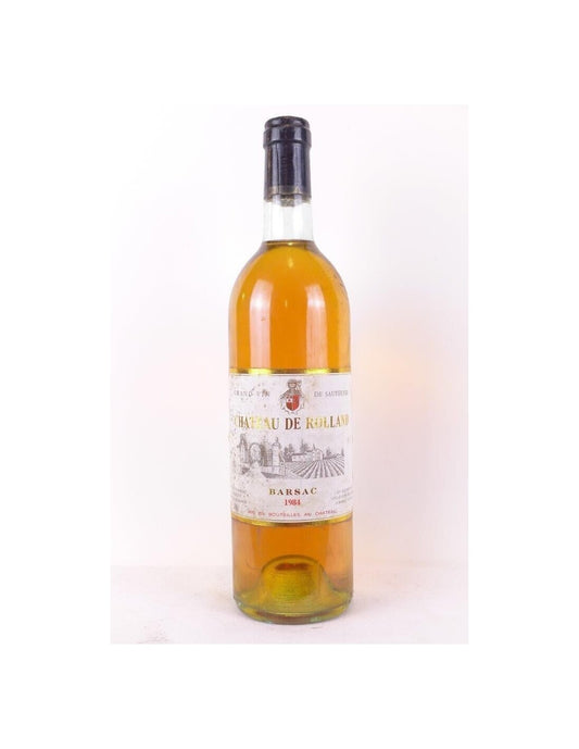 1984 - barsac sauternes - château de rolland (étiquette tâchée) - liquoreux - bordeaux - Just Wines 