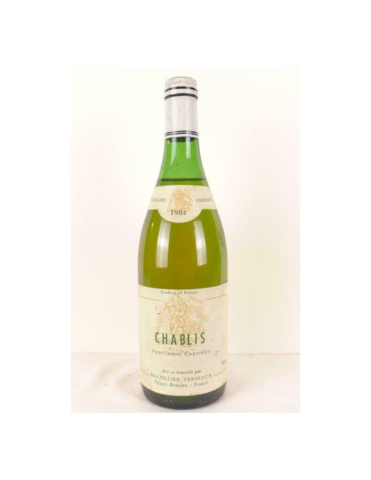 1984 - chablis - brazillier-verseaux - blanc - bourgogne - Just Wines 