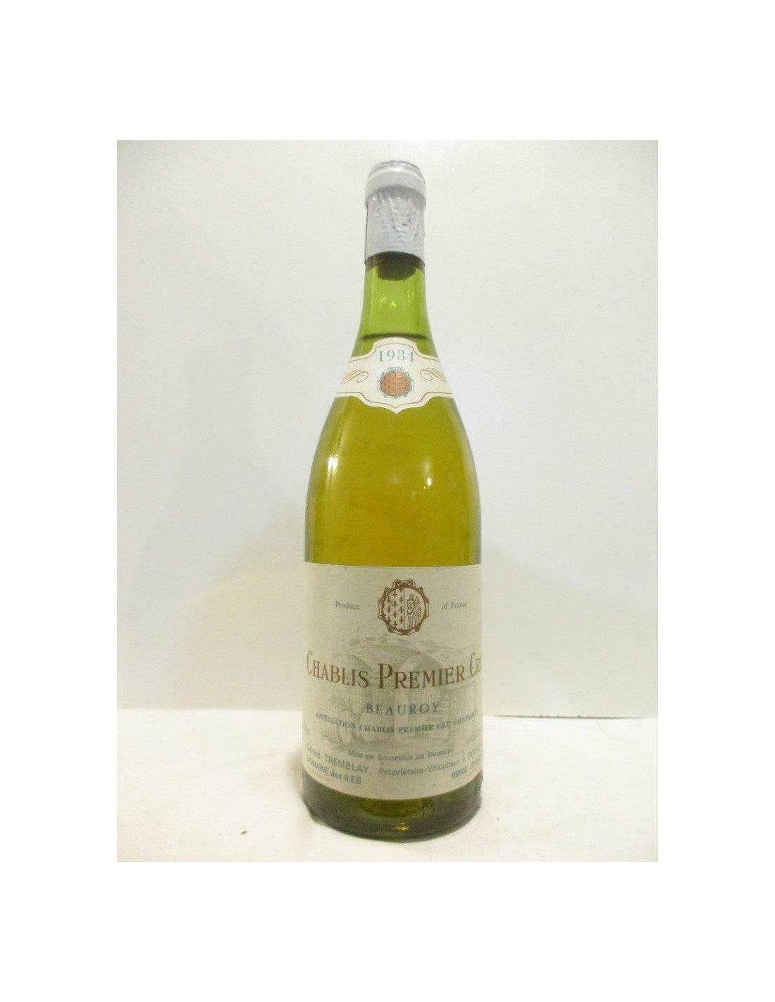 1984 - chablis - gérard tremblay premier cru beauroy - blanc - bourgogne - Just Wines 