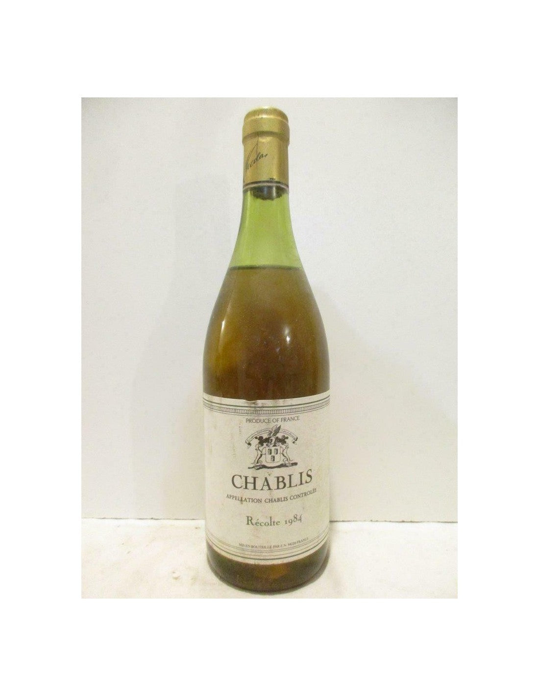 1984 - chablis - négociant E.N. - blanc - bourgogne - Just Wines 