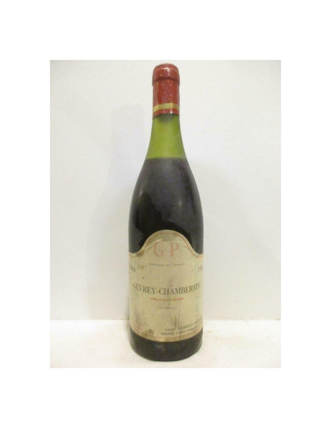 1984 - gevrey-chambertin - géantet-pansiot (éclat de verre au culot) - rouge - bourgogne - Just Wines 