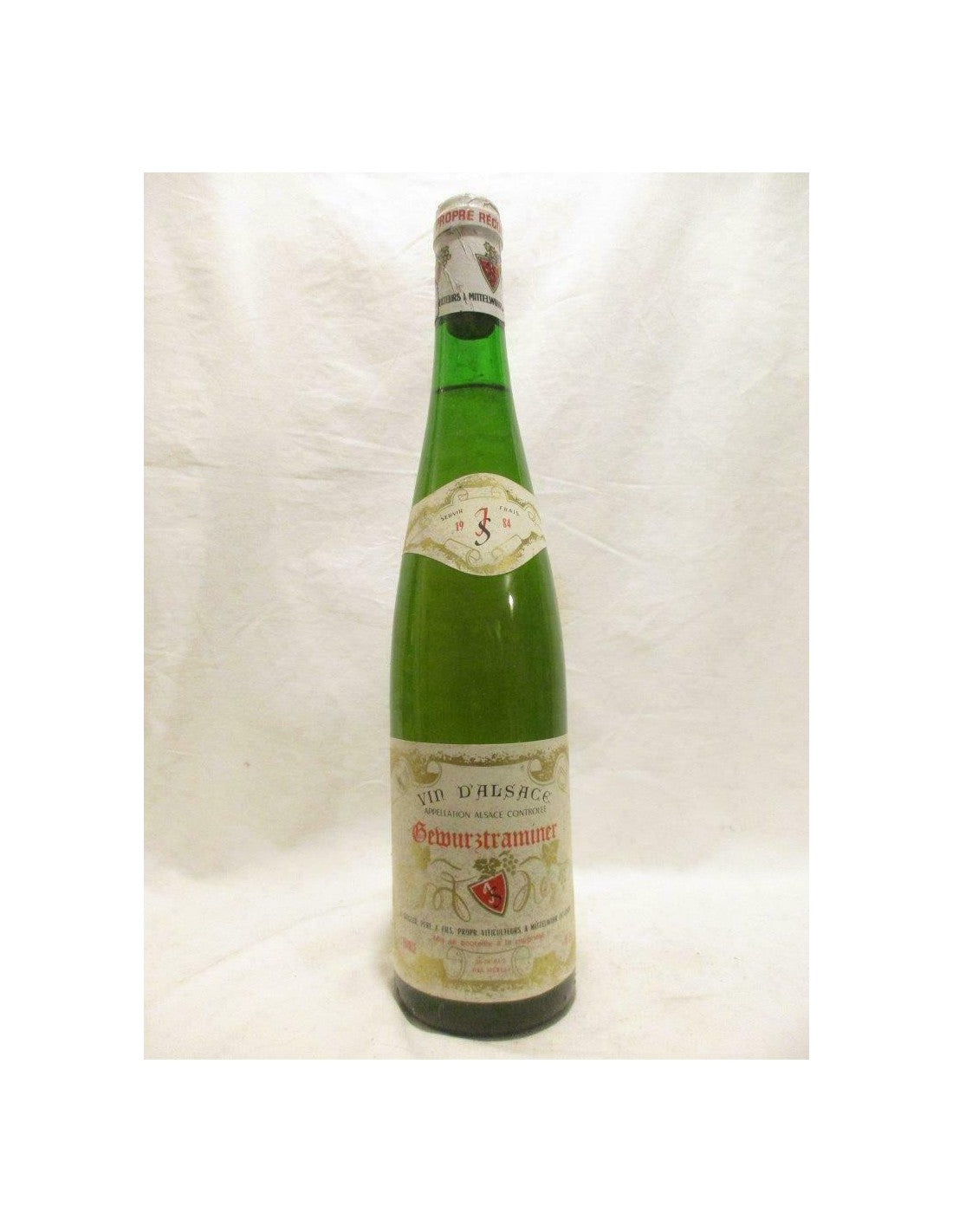 1984 - gewurztraminer - siegler - blanc - alsace - Just Wines 