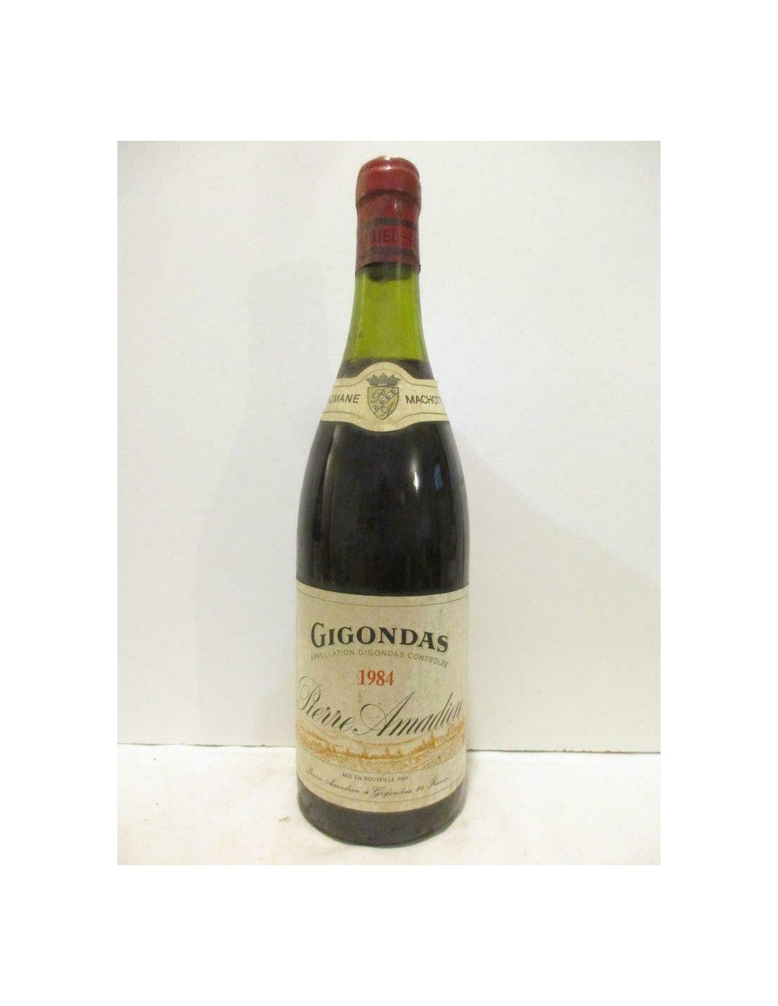 1984 - gigondas - pierre amadieu romane machotte - rouge - rhône - Just Wines 